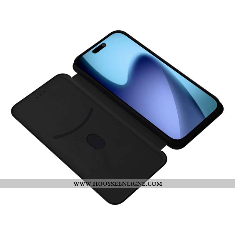 Flip Cover iPhone Air Fibre Carbone
