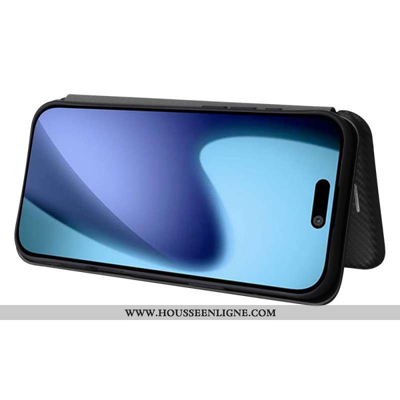 Flip Cover iPhone Air Fibre Carbone