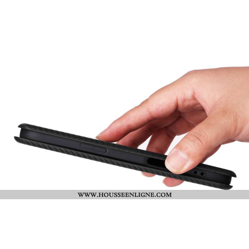 Flip Cover iPhone Air Fibre Carbone