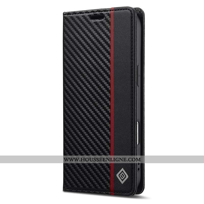 Flip Cover iPhone Air Fibre Carbone LC.IMEEKE