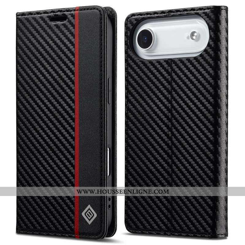 Flip Cover iPhone Air Fibre Carbone LC.IMEEKE