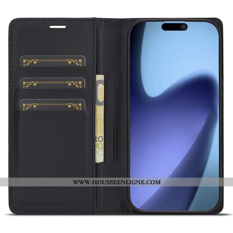 Flip Cover iPhone Air Fibre Carbone LC.IMEEKE