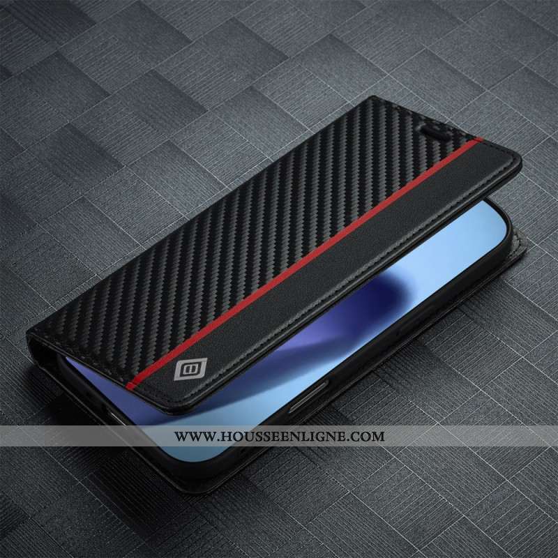 Flip Cover iPhone Air Fibre Carbone LC.IMEEKE