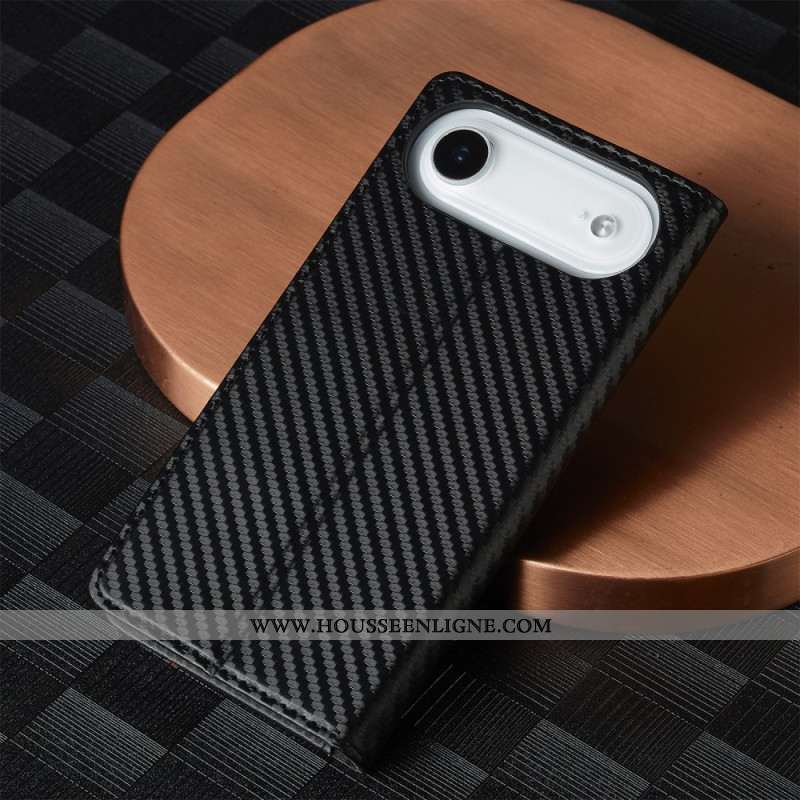 Flip Cover iPhone Air Fibre Carbone LC.IMEEKE