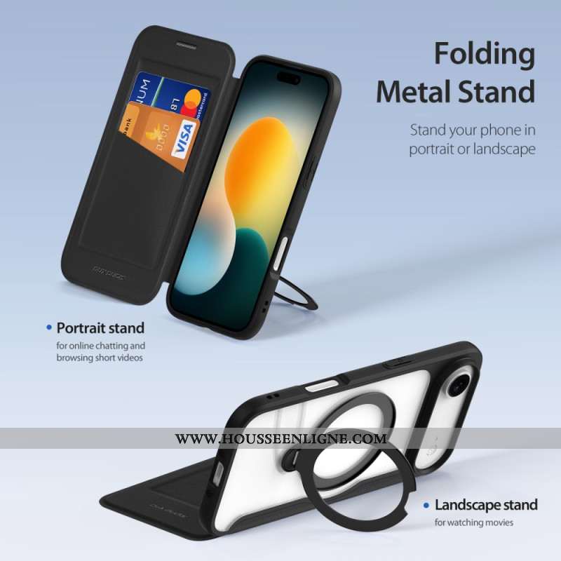 Flip Cover iPhone Air Magsage Skin X Pro Series Support DUX DUCIS