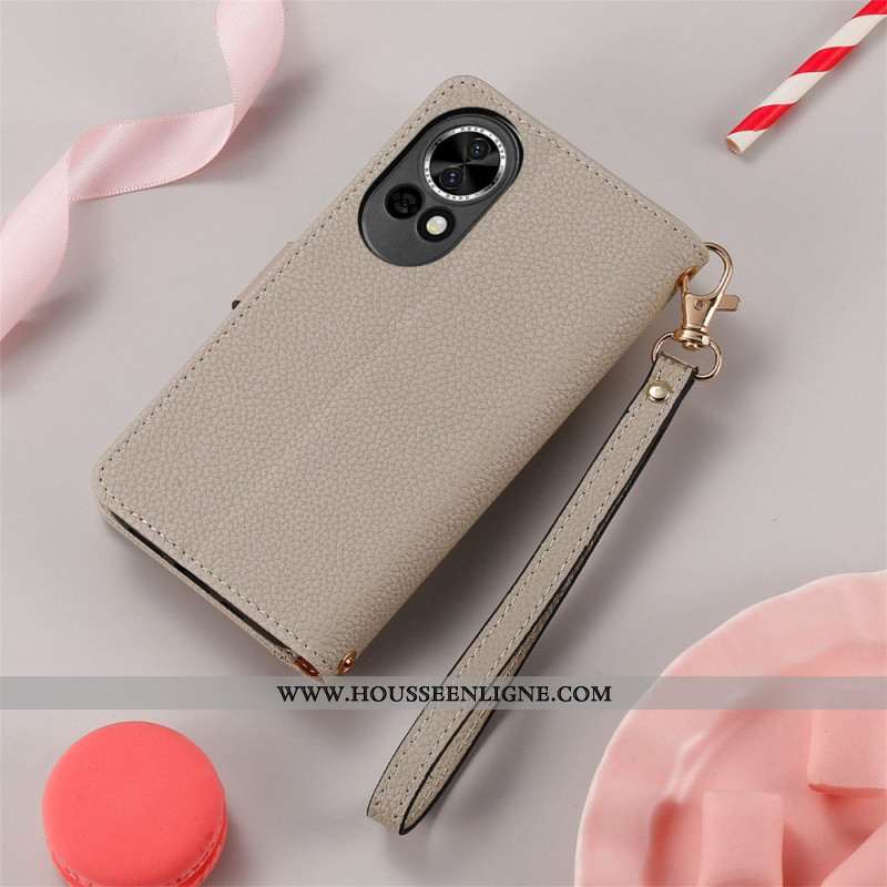 Housse Huawei Nova 13 Portefeuille RFID et Coeur