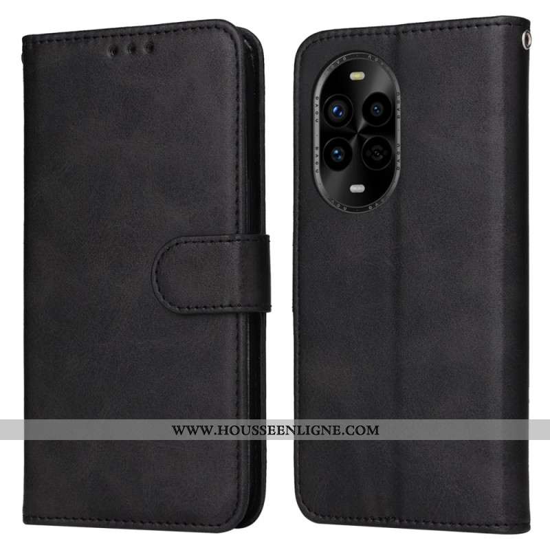 Housse Huawei Nova 13 Pro Effet Cuir à Lanière