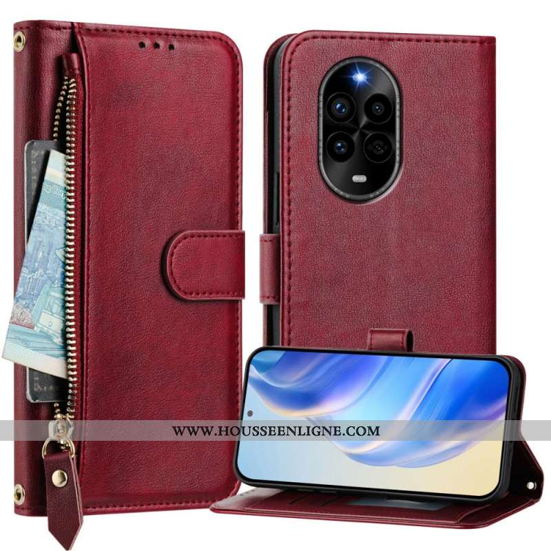 Housse Huawei Nova 13 Pro Portefeuille Zippé