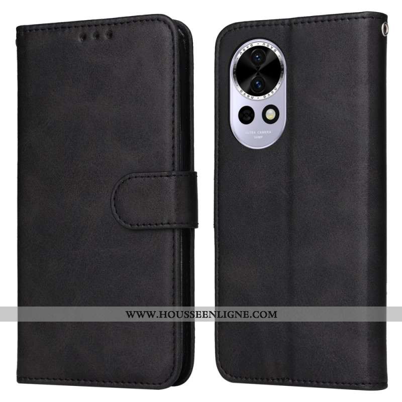 Housse Huawei Nova 13 Simili Cuir à Lanière