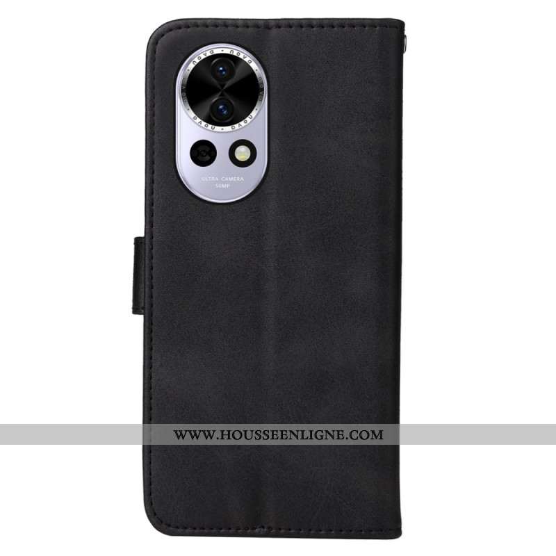 Housse Huawei Nova 13 Simili Cuir à Lanière