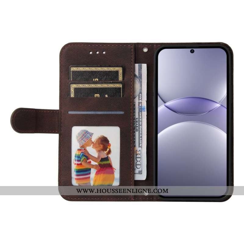 Housse Huawei Nova 13 Vintage Rivet et Lanière