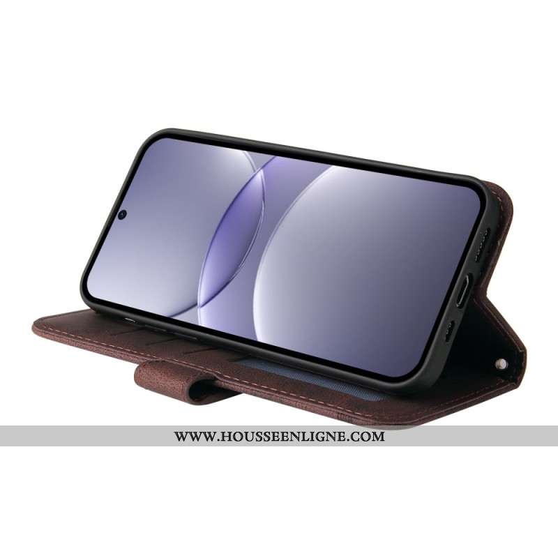 Housse Huawei Nova 13 Vintage Rivet et Lanière