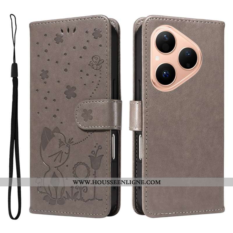 Housse Huawei Pura 80 Chat et Abeille
