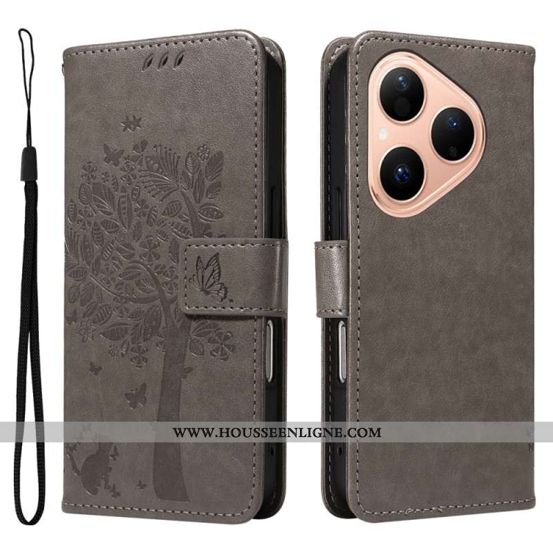 Housse Huawei Pura 80 Chat et Arbre