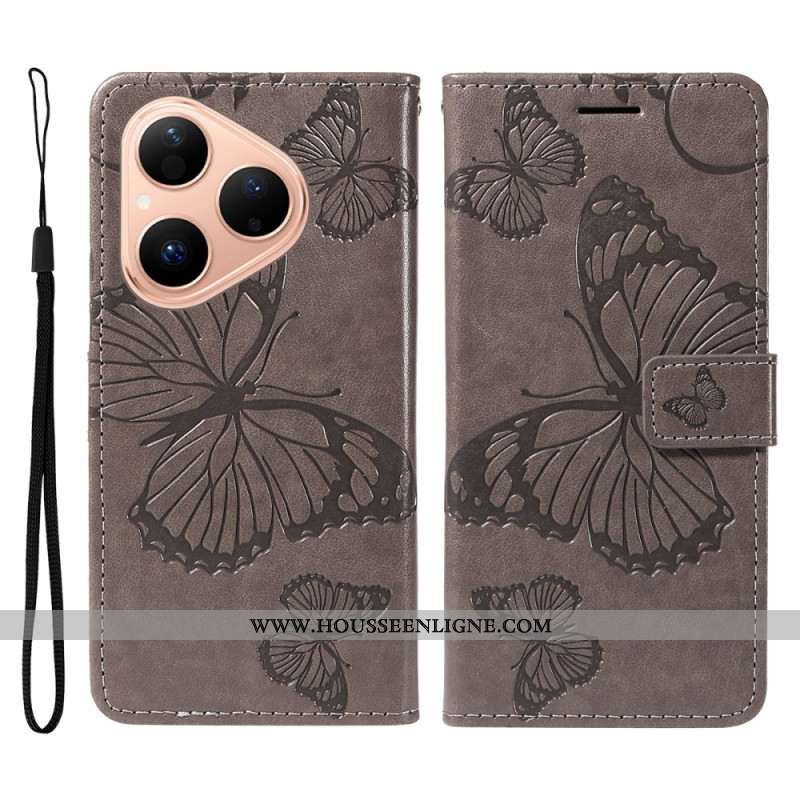 Housse Huawei Pura 80 Grands Papillons