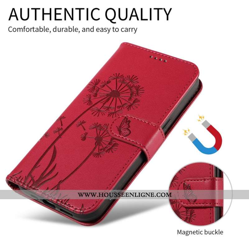 Housse Huawei Pura 80 Pissenlit et Lanière