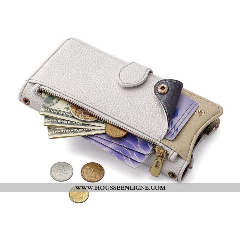 Housse Huawei Pura 80 Portefeuille avec Chaîne