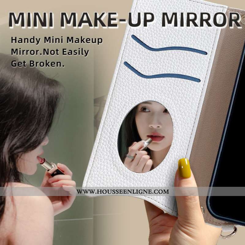 Housse Huawei Pura 80 Portefeuille avec Chaîne