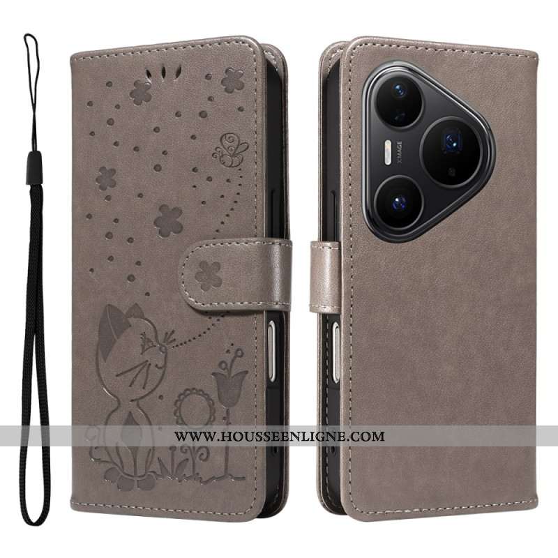 Housse Huawei Pura 80 Pro Chat et Abeille