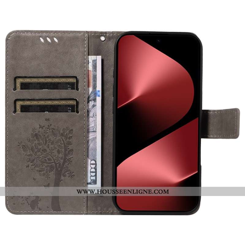 Housse Huawei Pura 80 Pro Motif Chat et Arbre