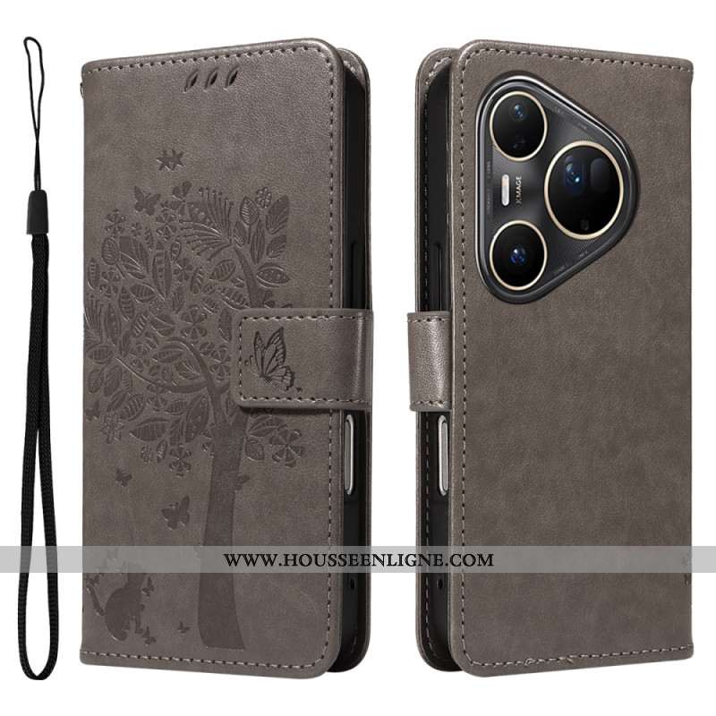Housse Huawei Pura 80 Ultra Chat et Arbre