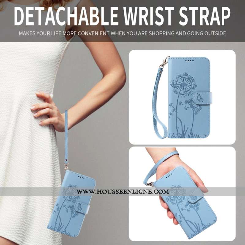 Housse Huawei Pura 80 Ultra Pissenlits à Lanière