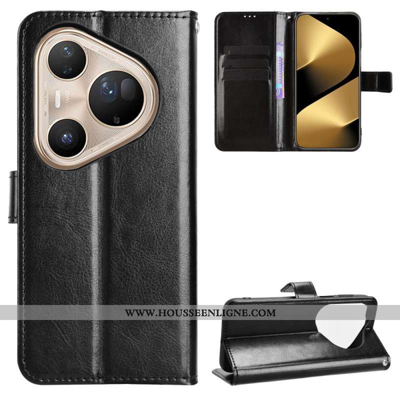 Housse Huawei Pura 80 Ultra Simili Cuir Flashy