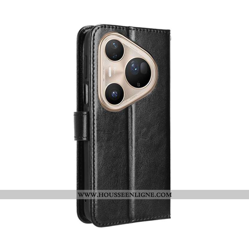 Housse Huawei Pura 80 Ultra Simili Cuir Flashy