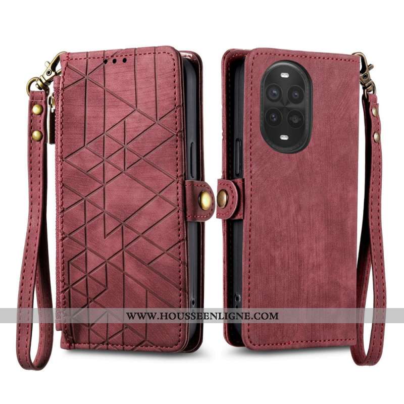 Housse Huawei nova 13 Pro Portefeuille Zippé