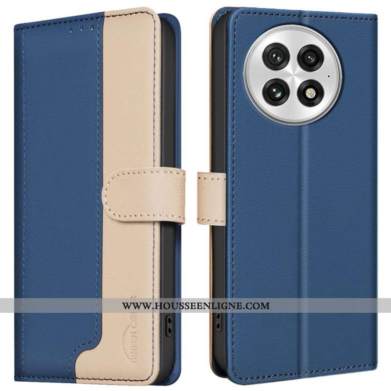 Housse OnePlus 13 Bicolore avec Blocage RFID BINFEN COLOR