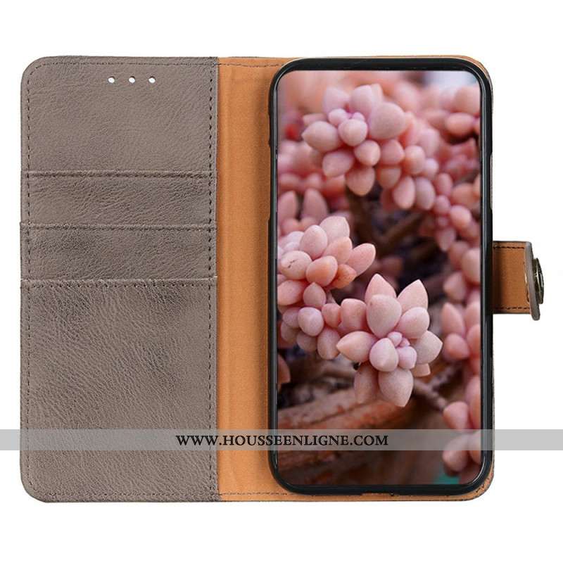 Housse OnePlus 13 Cuir Vintage KHAZNEH