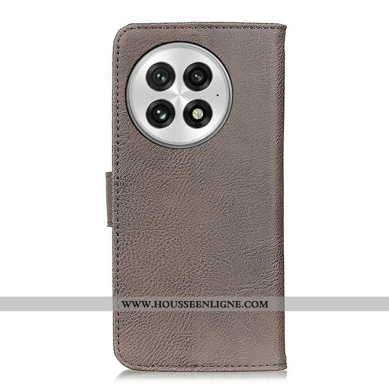 Housse OnePlus 13 Cuir Vintage KHAZNEH