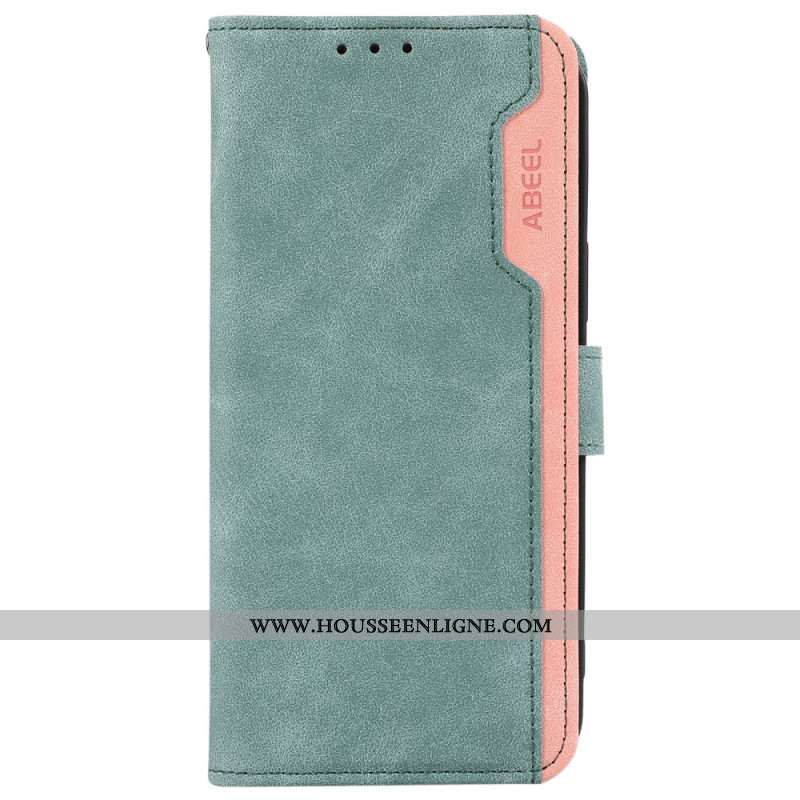 Housse OnePlus 13 Effet Daim Bicolore ABEEL