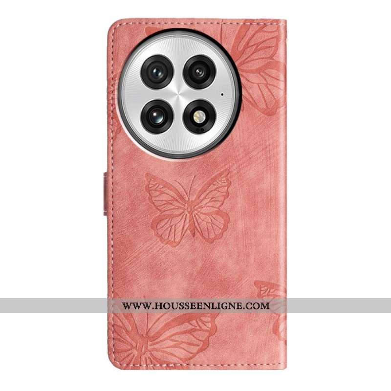 Housse OnePlus 13 Effet Daim Papillons