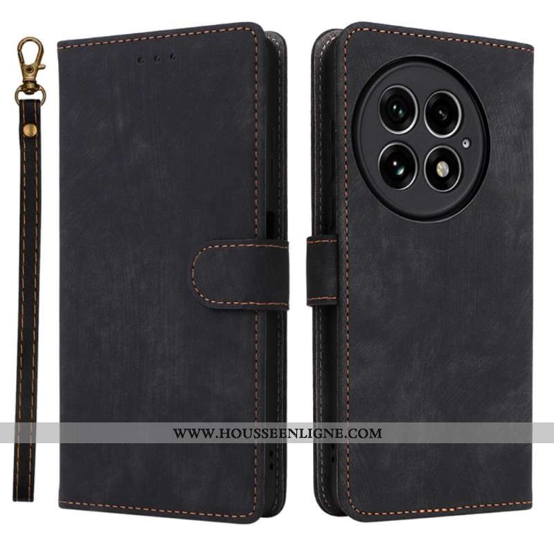 Housse OnePlus 13 Effet Daim Protection RFID