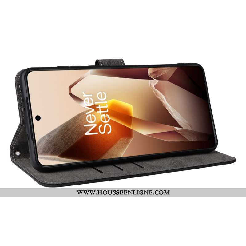 Housse OnePlus 13 Effet Daim Protection RFID