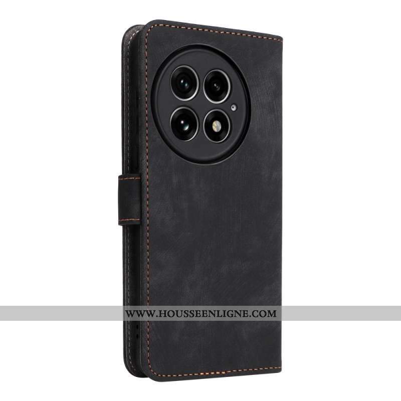 Housse OnePlus 13 Effet Daim Protection RFID