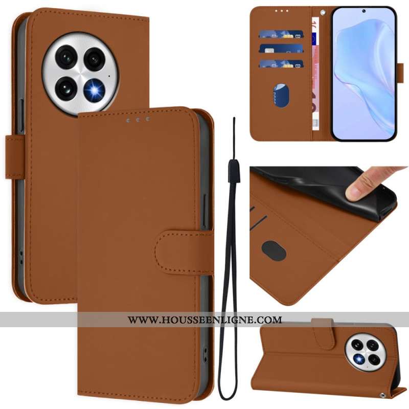 Housse OnePlus 13 Portefeuille Uni