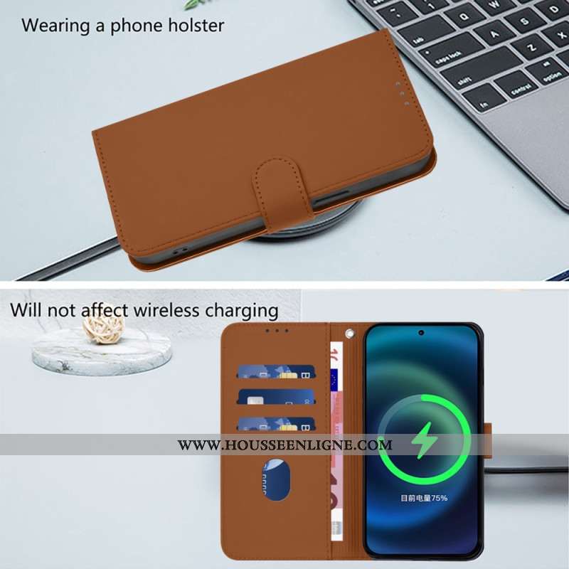 Housse OnePlus 13 Portefeuille Uni