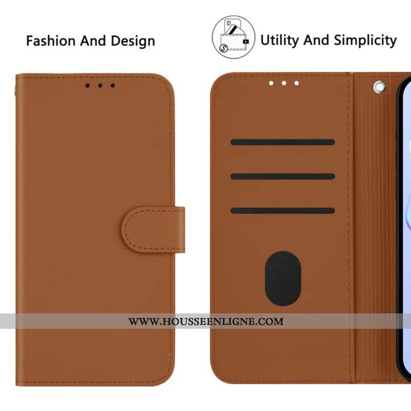 Housse OnePlus 13 Portefeuille Uni