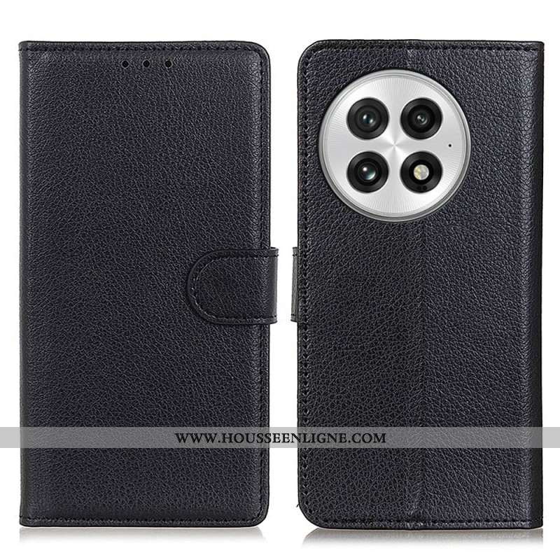 Housse OnePlus 13 Simili Cuir Traditionnel