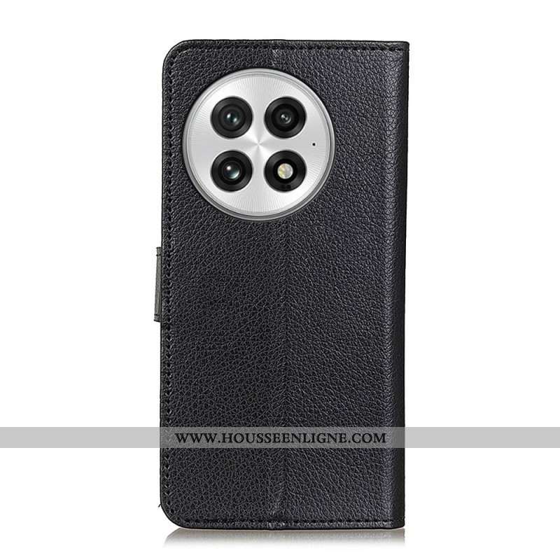 Housse OnePlus 13 Simili Cuir Traditionnel