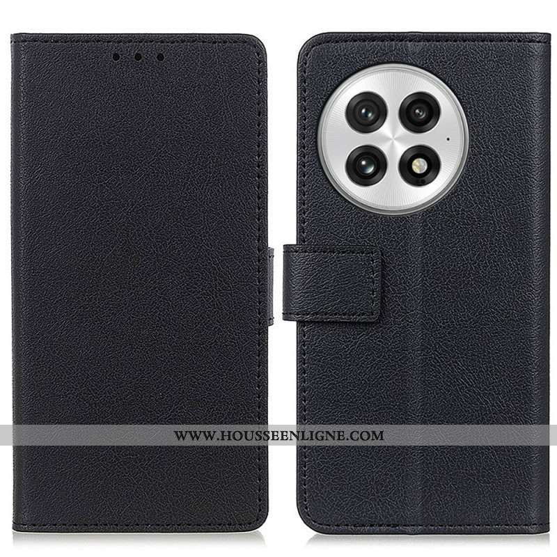 Housse OnePlus 13 Simili Cuir Traditionnel