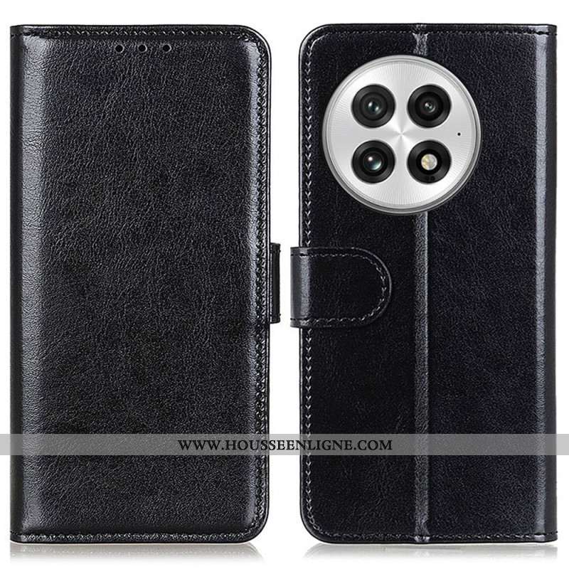 Housse OnePlus 13 Simili Cuir Verni