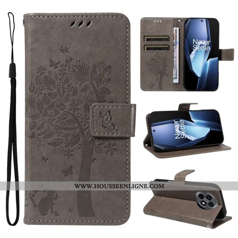 Housse OnePlus 13R Arbre et Chat