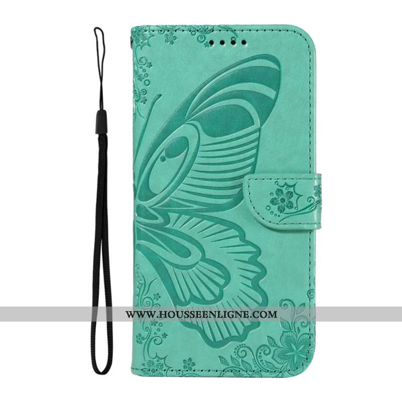 Housse OnePlus 13R Design Papillon à Lanière