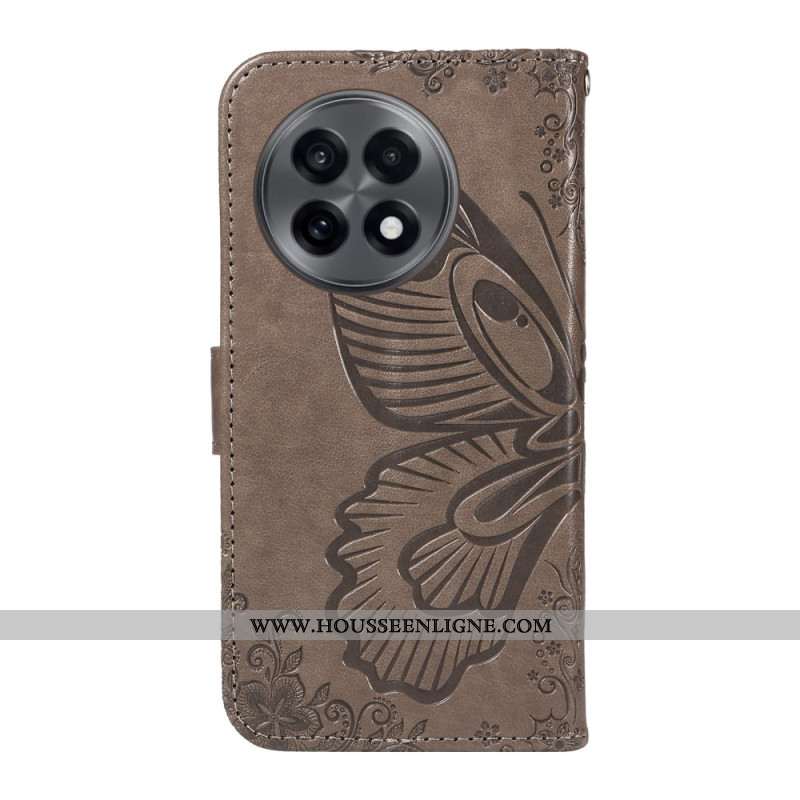 Housse OnePlus 13R Design Papillon à Lanière