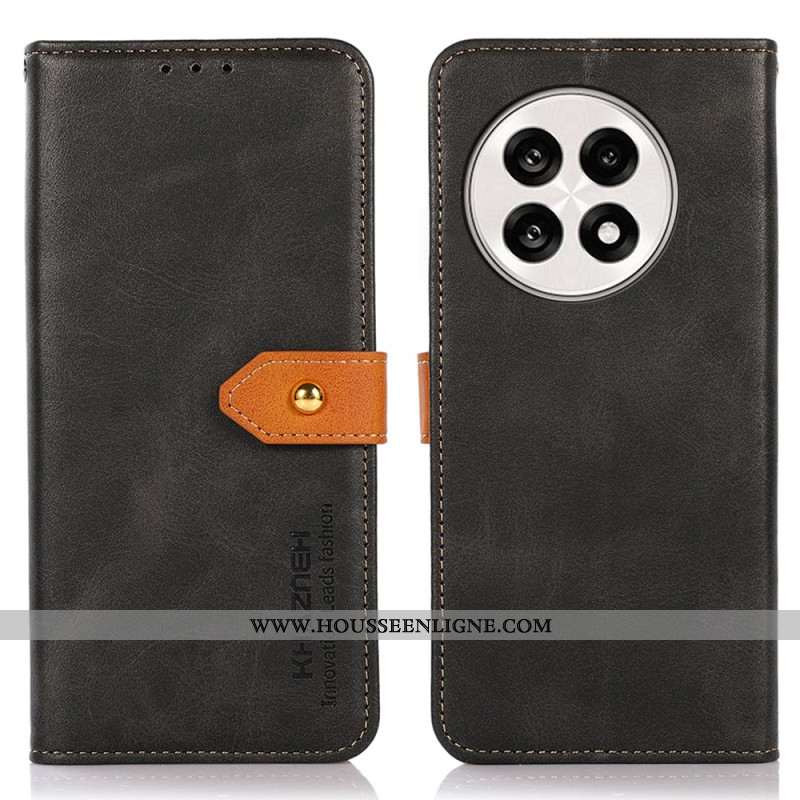 Housse OnePlus 13R Fermoir Doré KHAZNEH