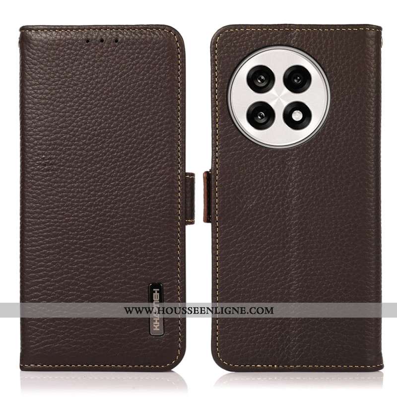 Housse OnePlus 13R Protection RFID Cuir KHAZNEH