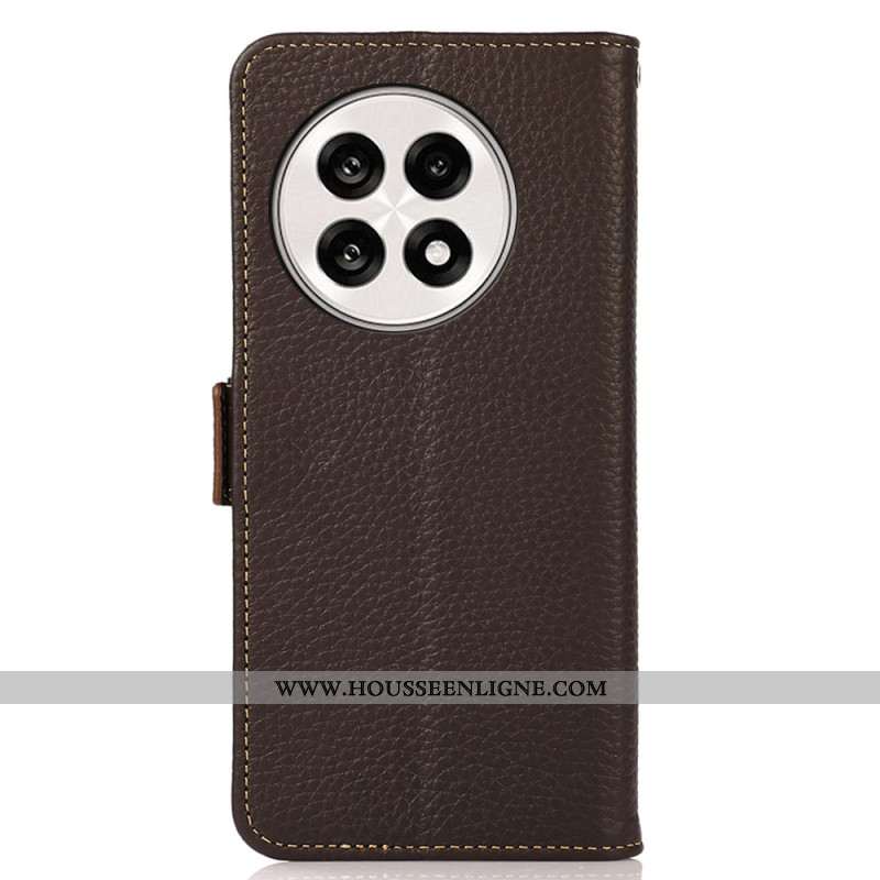 Housse OnePlus 13R Protection RFID Cuir KHAZNEH
